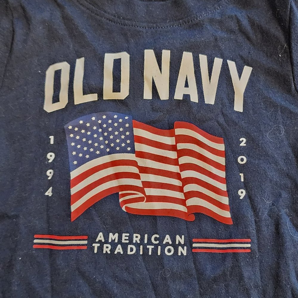 Old Navy American Tradition 25th Anniversary T-Shirt Size 18-24 Months - Picture 5 of 10
